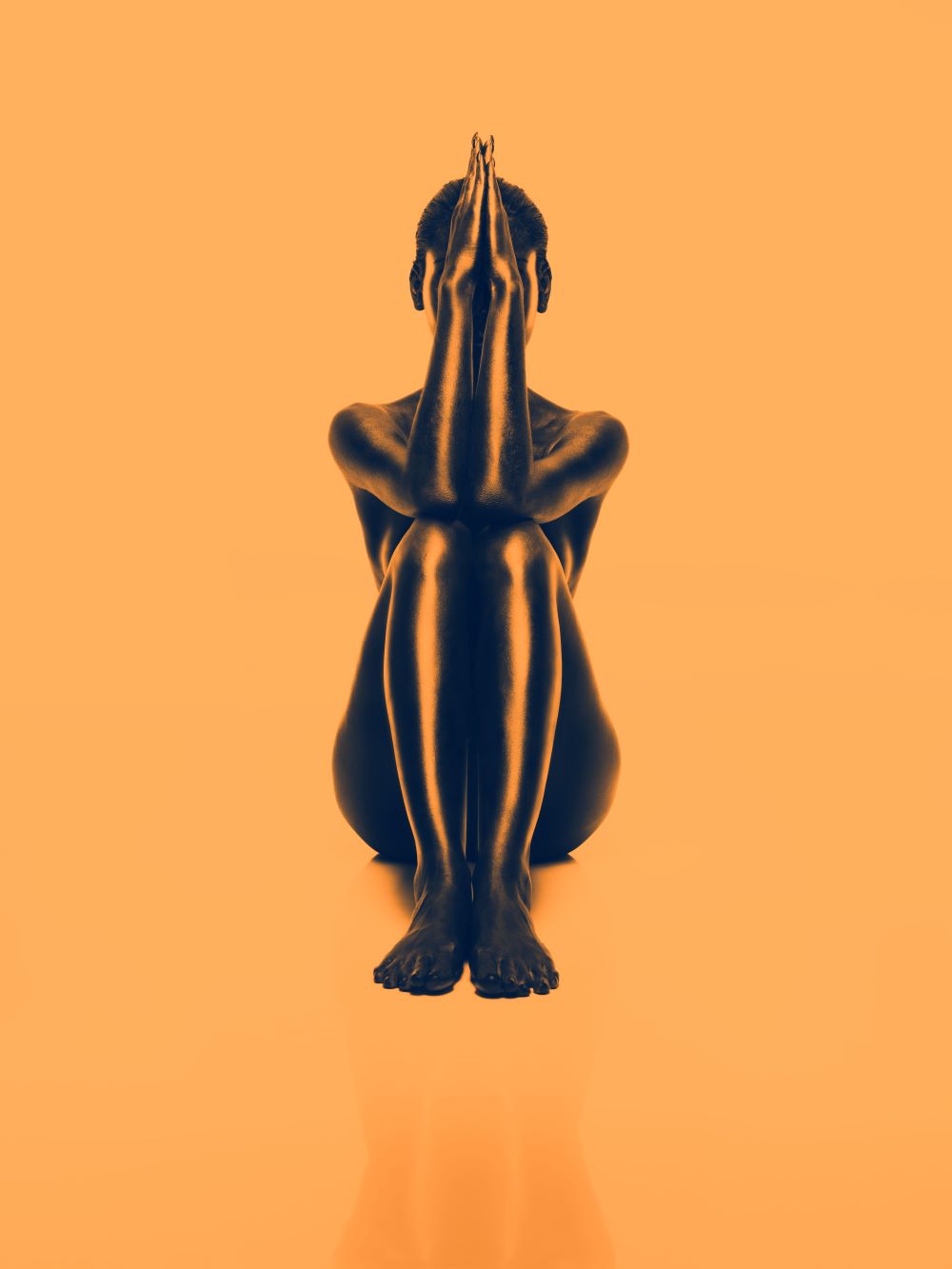 artistic-nude-woman-geometric-position-orange-=touch my trans