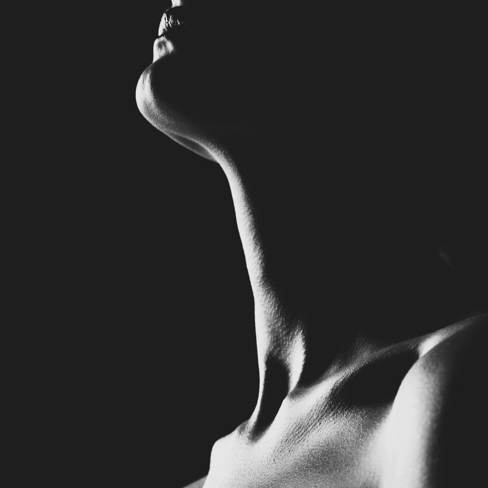 ms kelly sexy-neck-and-woman-on-black-background-for-sensu touch by trans