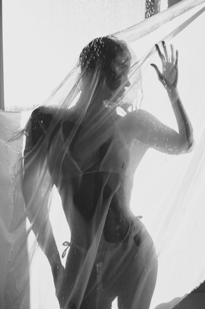 sensual-woman-prefect-body-showering-behind-curtai toch by trans ms kelly
