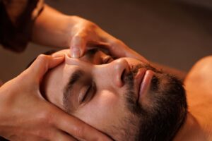 Crying During Massage touch by trans